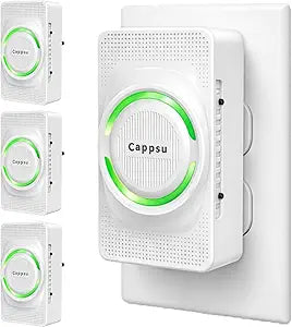 Air Ionizers for Home with 4-Emitter Ion Release System, 50M Ions/cm┬│, Plug-in Ionic Air Purifier, Filterless Negative Ion Generator for Small Space up to 100ft┬▓, Bathroom, Closet etc (4-Pack)