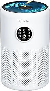 Air Purifiers for Home Up to 1360 Ft┬▓, Tailulu HEPA Air Purifiers for Bedroom Large Room with Washable Filter for Pet Dander Smoke Odor Dust Pollen with Timer Fragrance Sponge Sleep Mode