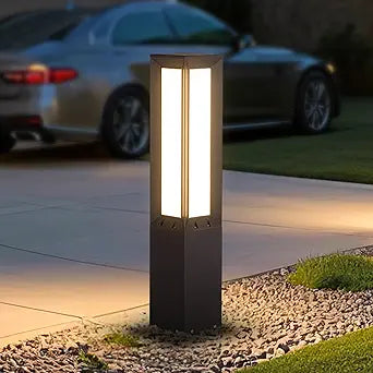 MVBT Solar Pathway Lights Outdoor, 31.5" Landscape Path Lights, IP65 Waterproof Bollard Light Outdoor, 3000K Solar Lamp Path Light, Modern Commercial Pathway Lighting for Walkway Driveway Garden Patio