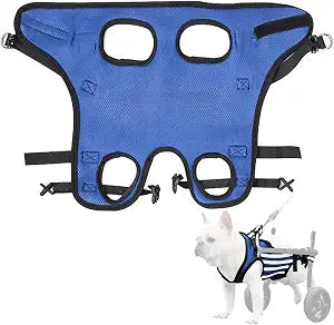 2025 Upgraded Dog Wheelchair for Back Legs Small Wheelchair for Dogs with Disabled Hind Legs Walking Adjustable Dog Carts with Heavy Duty Wheels