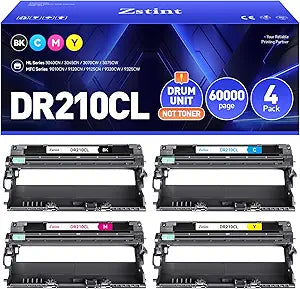 DR210CL Drum Unit (Not Toner) 4-Pack Replacement Compatible for Brother DR-210CL Imaging Drum for MFC-9325CW MFC-9125CN HL-3070CW 3040CN 3045CN 3075CW MFC-9320CW MFC-9120CN 9010CN Printer Black Color