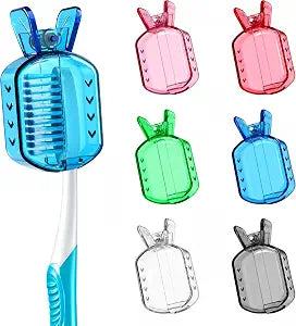 Toothbrush Covers Caps, Clip-On Toothbrush Protector for Household Travel