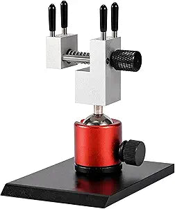 Mini Bench Vise | Small Vise  Precision Mold-Steel Hobby/Jewelers Hobby Vise, 360 Spherical Base, 6 Clamp Rods, 2.28in Opening Width, Handheld/DIY Tool for Models, Jewelry & Crafts