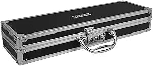 Vaultz Locking Medicine Case with Combination Lock - Portable Lock Box Briefcase for Medications, Cash & Valuables, Organized Storage Case with Handle, Extra Long, 1 Pack