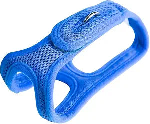 Velpro Mesh Pet Shoulder Harness Collar, 15"-16", Blue