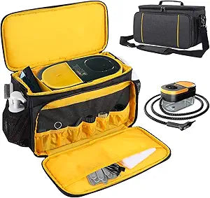 Carrying Bag for Gautye Handheld Steam Cleaner, Handheld Steamer Carrying Storage Case with Adjustable Shoulder Strap Portable Steam Cleaner Organizer with Extra Pockets, Case Only