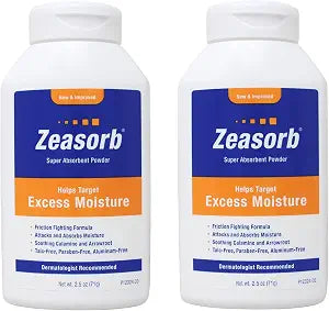 Zeasorb Excess Moisture 2.5 Oz (Pack of 2)