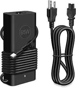 65W USB C Laptop Charger Compatible with Dell Latitude 5410 5420 7420 7440