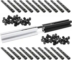 20Pcs 2020 Aluminum Extrusion Hardware Accessories Straight Bracket