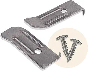 Steel Table Leaf Leveler with Screws | Pack of 12 | Table Leaf Hardware | TT5-S