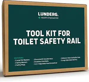 Lunderg Toolkit for Lunderg Toilet Safety Rail Without Legs