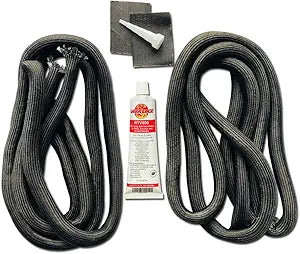 LavaLock DUROG 15 FT Wire MESH Fiberglass Gasket KIT for KAMADO, Big Green Egg 1,000 F with RTV
