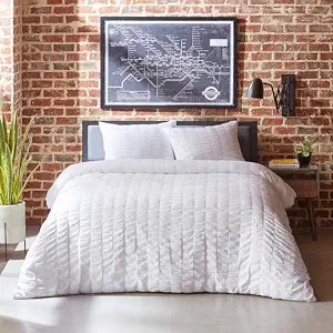 City Scene - Queen Size Duvet Cover Set with Shams