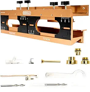 General Tools Mortise and Tenon Jig - Drill Template Set with Hollow Chisel Bit Attachment