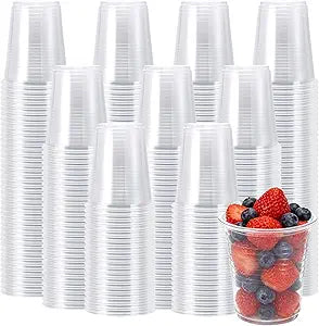 Lamosi 1500 Pack 5 oz Plastic Cups, Disposable Party Cups, Small Drinking cup for Bathroom, Party, Wedding, Travel, BBQ, Picnic, Event