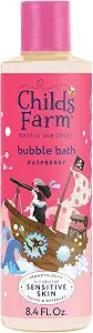 Childs Farm, Kids Bubble Bath for Dry, Sensitive Skin, Organic Raspberry, Gently Cleanses & Soothes, Vegan, Cruelty-Free, 8.4 fl oz
