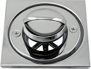 Westbrass D3201-26 Roman Tub Drain Trim with 4-1/4" OD Tile Square, Polished Chrome