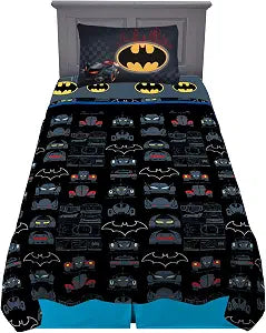 Franco Kids Bedding Super Soft Sheet Set, Twin, Batman