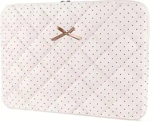 Cute Bow Laptop Sleeve 14 Inch for 14" MacBook, Puffy Quilted Laptop Case Computer Cover for 14" MacBook, Hp, Dell, Lenovo, Acer, Chromebook