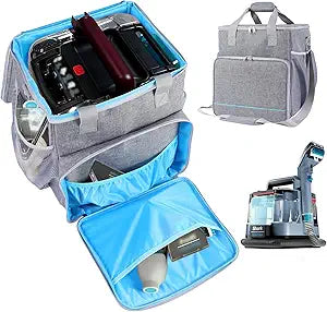 Storage Bag Compatible with Shark StainStriker Carpet and Upholstery Cleaner Machine Portable Carrying Bag with Large Space Storage Bag for Carpet Cleaner,Soft Handle,Bag Only
