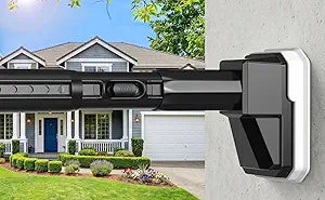 Tension Curtain Rod 41-166In(4-14Ft), Extra Long Tension Rod No Drilling For Patio Windows, Black Shower Curtain Rod For Room Divider,One-Click Telescopic Rod, Outdoor Curtain Rods Never Rust