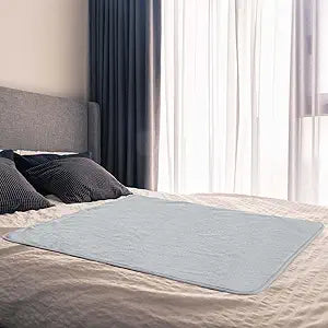 27.5 x 27.5 in Couple Waterproof Mat for Lover Adult, 1 Pcs, Grey