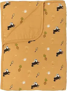 KYTE BABY 1.0 Tog Toddler Blanket for Kids, Premium Rayon Made from Bamboo, Ultra Soft, Breathable and Cooling for Everyday Use (Hufflepuff)