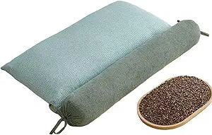 2-in-1 Detachable Innovative buckwheat Pillow, 3 Modes: Skin-Friendly, Breathable, Curve-Fitting, 3-Point Support for Neck/Shoulder/Head, aids Joints, deep Sleep, Multi-Protects Cervical Spine