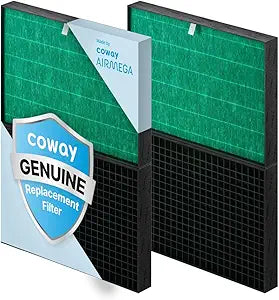 COWAY Airmega ProX Genuine Replacement Filter Set, HEPA Filter and Active Carbon Filter