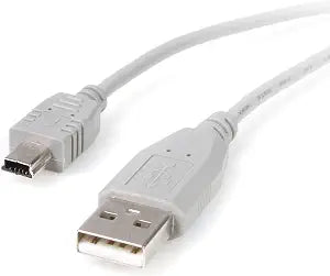 StarTech 3ft/0.9m USB-A to Mini-B Cable - USB 2.0 - Grey (USB2HABM3)