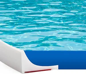 79 Inch Shower Threshold Water Dam Shower Barrier, Windspeed Shower Dam Water Stopper Self-Adhesive Shower Dam for Dry and Wet Separation Water Blocking Strip for Bathtub, Countertop, Bathroom