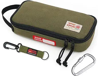 Rough Enough Small Tool Bag Pouch Box EDC Organizer Storage Case for Accessories with Zipper Portable Handle