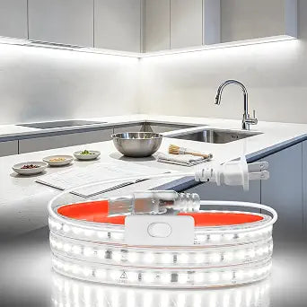 Aclorol 36 Inch Under Cabinet Lighting Plug in, Self-Adhesive, 110V-120V