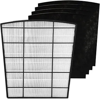 PUREBURG Replacement Filter Compatible with Hunter HP800 Air Purifier, H13 True HEPA and Activated Carbon Pre Filter, Pack of 1
