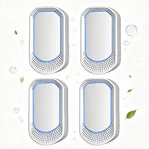 Air Purifier for Home 4Pack, Plug in Air Purifier Negative Ion Generator Portable Mini Air Cleaner