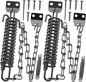 Screen Door Chain for Door Spring 2 Pack Storm Door Closer for Wind Safety