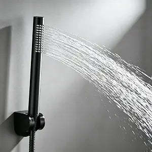 Weshi Handheld Shower Head with Hose, Stainless Steel Shower Head with Handheld Spray, 59" Shower Hose, Adjustable Shower Holder, Rustproof Durable Shower Head Set for Bathroom