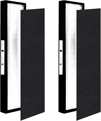 IAP-GG-125 Filter Size E for Idylis FIL-GG-125 AC5250PT Air Purifier and GermGuardian AC5000 Series FLT5000 Filter C Air Purifier, 2 pack H13 True HEPA + 2 Pack Pre-filters