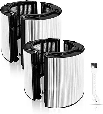 2 Pack TP04 PH01 Replacement Filter Compatible with Dyson TP06 TP07 TP09 TP10 HP04 HP06 HP07 HP09 HP10 PH02 PH03 PH04 Air Filter Replacement,360┬░Combi Activated Carbon Filter Pure Cool Hot Air Filter