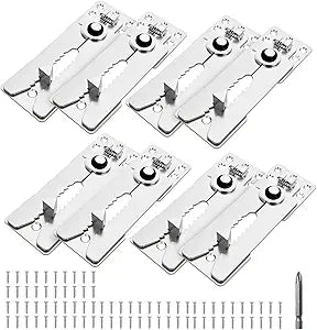 8 Pack Sectional Couch Connector Screws, Heavy Duty Sofa Connectors for Sectionals, Couch Clamps to Make Sectional Stay, Multi-Card Design Furniture Connectors(155 * 55MM)