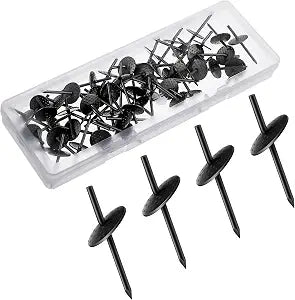 Ferraycle 50 Pcs One Step Picture Hanging Hooks Wall Hangers, 20lb