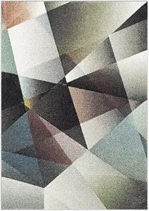 SAFAVIEH Porcello Collection Accent Rug - 2'7" x 5', Grey & Multi, Modern Abstract Design, Non-Shedding & Easy Care, Ideal for High Traffic Areas in Entryway, Living Room, Bedroom (PRL6939B)