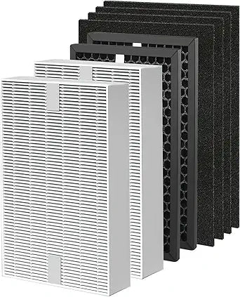 HPA5100B Replacement Filter Compatible with Honeywell Air Purifiers HPA5100 HPA5150 HPA3100, 2 Premium, 2 S Carbon and 4 A Pre-Filters, Part # HRF-R1 HRFSC1 HRF-ARVP100 HRF-A100