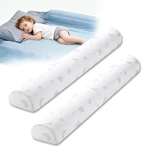 2-Pack Bed Rail for Toddlers Rail Bumper, 52" Bed Bumpers for Toddlers Premium Bed Bumper for Kids Bed, Anti-Slip Toddler Bed Rails for Toddler Machine Washable Bed Bumper