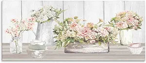 Stupell Industries 'Farm Table Bouquet Still Life'| Canvas Art