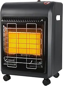 OKF Propane Heater, 6000 to 18000 BTU 3 Modes Indoor Propane Heaters with ODS & Tip-over Protection, Outdoor Heater Propane with Gas Regulator & Hose Heat up to 450 Sq.Ft,for Garage,Camping,Patio,Shop