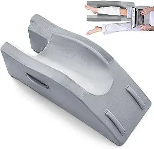 Dreamer Car Leg Elevation Pillow for After Surgery, Injury, or Rest, Ankle Fixation Leg Pillow, Supportive Memory Foam Wedge Pillow for Legs Pain Relief with Anti-Slip Base & 3 Handles