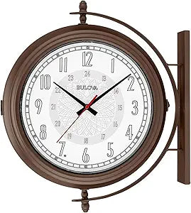 Town Crier Double Sided Outdoor Clock by Bulova