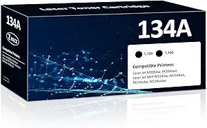134A Toner Cartridges Compatible for Laser Jet M209dw MFP 234dw for HP 134A 134X W1340A Set High Yield with Laser Jet M209dw MFP M234sdw M234sdw M234sdn Printer, 2Pack with Chip, Black