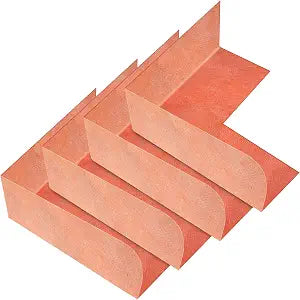 Seamless Corner Membrane, Polyethylene Corner Shower Seamless Membrane For Bathtubs and Showers Walls for WINDOWS (4Pcs Inside)
